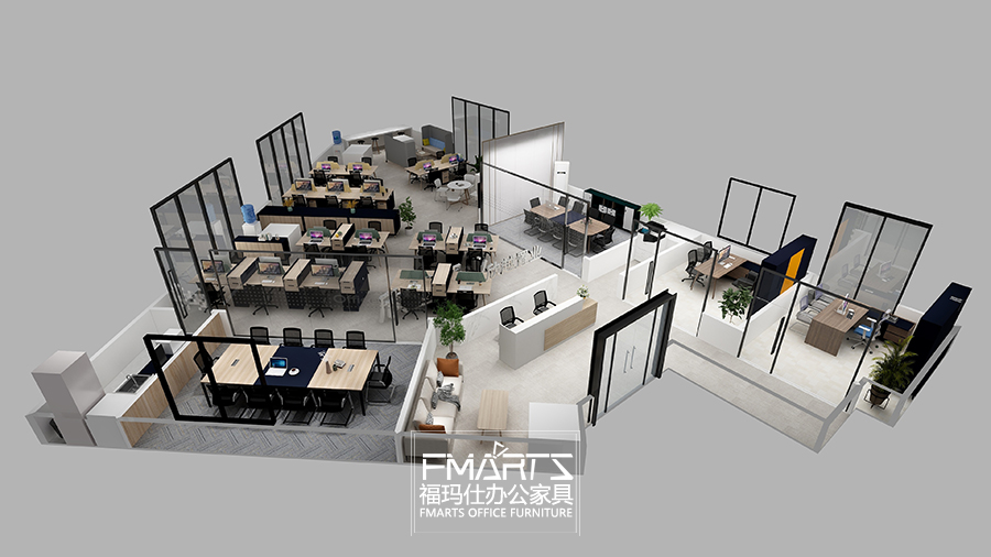 办公家具布置